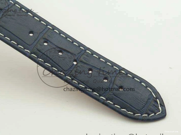 0519 SpeedMaster MoonWatch SS OMF 1:1 Best Edition Blue Dial On Leather Strap A9300 V FreshLook 8087